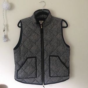 Herringbone j crew vest